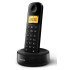Philips Ασύρματο Τηλέφωνο D1601B/34, Με Ελληνικό Μενού, Μαύρο