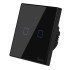 Sonoff Smart Διακόπτης Τχ-T3Eu2C, Αφής, Wi-Fi, Διπλός, Μαύρος