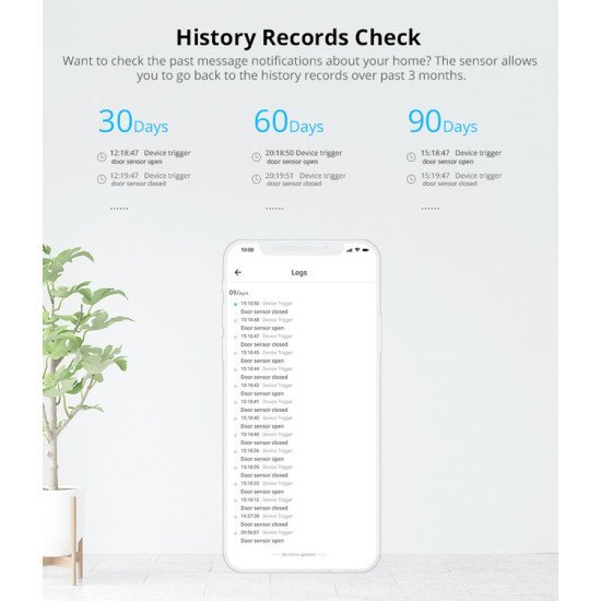 Sonoff Smart Αισθητήρας Πόρτας & Παραθύρου Snzb-04, Zigbee