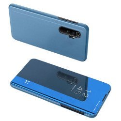 Powertech Θήκη Clear View Mob-1551, Xiaomi Mi Note 10 Lite, Μπλε