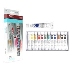 Mp Ακρυλικά Χρώματα Ακουαρέλας Pp173, 12 Χρώματα, 12X 12Ml