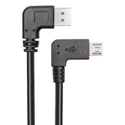 Powertech Καλώδιο Usb Σε Usb Micro-B Cab-U133, 90°, Dual Easy Usb, 1M