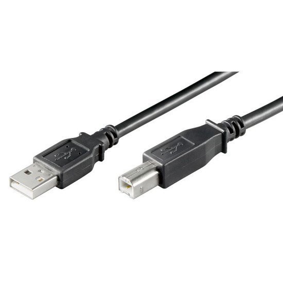 Goobay Καλώδιο Usb 2.0 Σε Usb Type B 93598, 5M, Μαύρο Goobay Καλώδιο Usb 2.0 Σε Usb Type B 93598, 5M, Μαύρο
