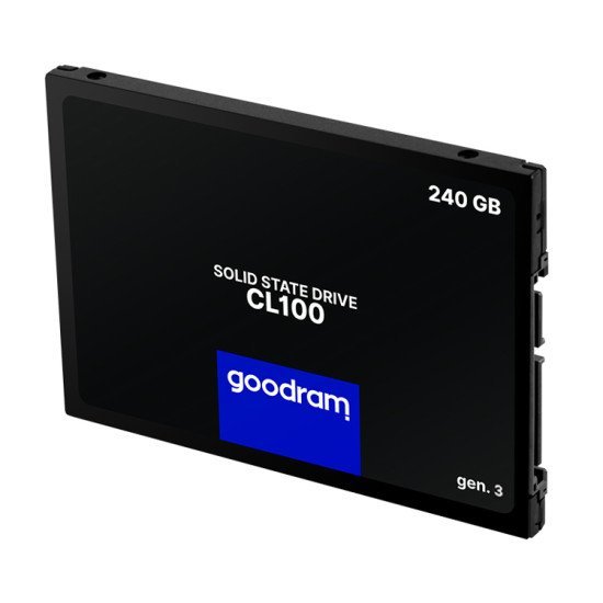 Goodram Ssd Cl100 Gen.3 240Gb, 2.5", Sata Iii, 520-400Mb/S, 3D Tlc Nand