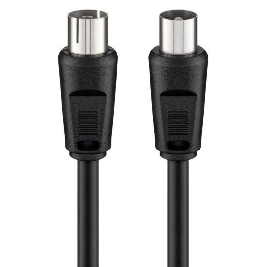 Goobay Καλώδιο Κεραίας Αρσενικό Σε Θηλυκό 11509, <70Db, Ccs, 0.5M, Μαύρο Goobay Καλώδιο Κεραίας Αρσενικό Σε Θηλυκό 11509, <70Db, Ccs, 0.5M, Μαύρο