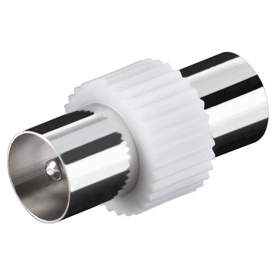 Goobay Αντάπτορας Καλωδίου Coaxial 11535, Αρσενικό, Λευκό, 10Τμχ Goobay Αντάπτορας Καλωδίου Coaxial 11535, Αρσενικό, Λευκό, 10Τμχ