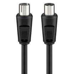 Goobay Καλώδιο Κεραίας Αρσενικό Σε Θηλυκό 50913, <70Db, Ccs, 20M, Μαύρο