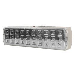 Powertech Led Φωτιστικό Εκτάκτου Ανάγκης Emel-0001, 1800Mah, Λευκό