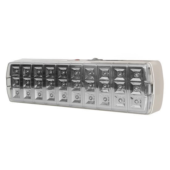 Powertech Led Φωτιστικό Εκτάκτου Ανάγκης Emel-0001, 1800Mah, Λευκό Powertech Led Φωτιστικό Εκτάκτου Ανάγκης Emel-0001, 1800Mah, Λευκό