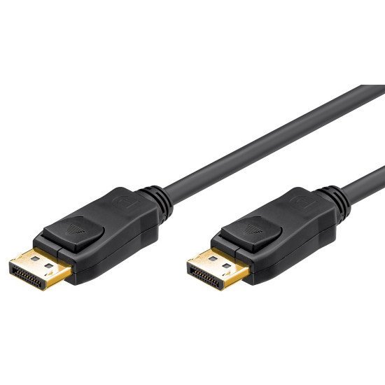 Goobay Καλώδιο Displayport 1.2 Vesa 65925, 4K 3D, 5M, Μαύρο Goobay Καλώδιο Displayport 1.2 Vesa 65925, 4K 3D, 5M, Μαύρο