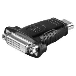 Goobay Aντάπτορας Hdmi Σε Dvi-D Dual-Link 68098, Μαύρος