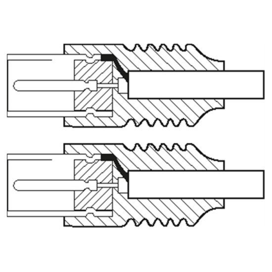 Goobay Καλώδιο Κεραίας Αρσενικό 68145, <70Db, Ccs, 1.5M, Λευκό