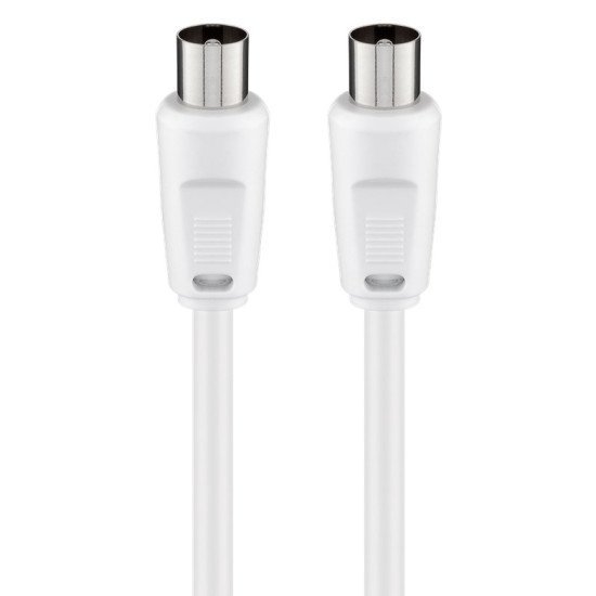 Goobay Καλώδιο Κεραίας Αρσενικό 68147, <70Db, Ccs, 2.5M, Λευκό Goobay Καλώδιο Κεραίας Αρσενικό 68147, <70Db, Ccs, 2.5M, Λευκό