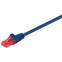 Gοobay Καλώδιο Utp Cat 6 68407, Cca, 24Awg, Pvc, 3M, Μπλε Gοobay Καλώδιο Utp Cat 6 68407, Cca, 24Awg, Pvc, 3M, Μπλε