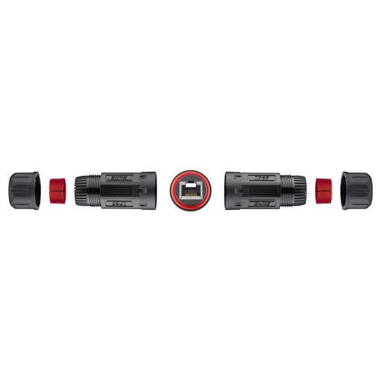 Goobay Αδιάβροχος Σύνδεσμος Rj45 Cat.6 79566, Ip68, Μαύρο Goobay Αδιάβροχος Σύνδεσμος Rj45 Cat.6 79566, Ip68, Μαύρο