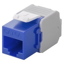 Goobay Keystone Module Rj45 Cat 6A 90688, Utp, Μπλε