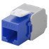 Goobay Keystone Module Rj45 Cat 6A 90688, Utp, Μπλε