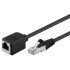 Goobay Καλώδιο Προέκτασης F/Utp Cat5E 91883, Copper, Awg 26, 3M, Μαύρο