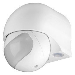 Goobay Ανιχνευτής Κίνησης 95174, Εξωτερική Χρήση, Ip44, 180°, 12M, Λευκό