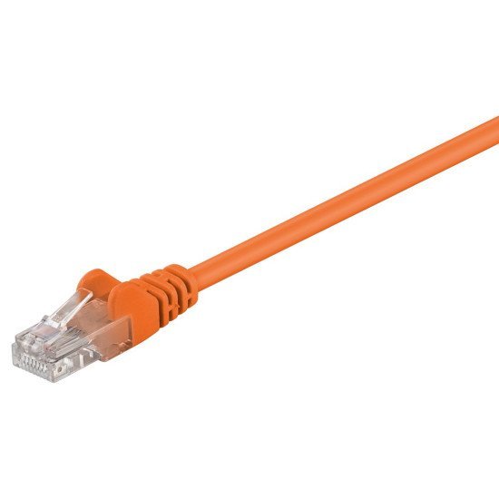 Goobay Καλώδιο U/Utp Cat5E 95233, Cca Awg 28/7, 3M, Πορτοκαλί