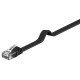 Goobay Καλώδιο U/Ftp Cat6 95387, Flat, Awg 32/7, Copper, 5M, Μαύρο Goobay Καλώδιο U/Ftp Cat6 95387, Flat, Awg 32/7, Copper, 5M, Μαύρο