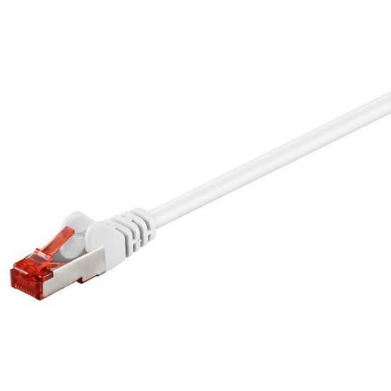 Goobay Καλώδιο S/Ftp (Pimf) Cat6 95511, Cca, Awg 27/7, 3M, Λευκό Goobay Καλώδιο S/Ftp (Pimf) Cat6 95511, Cca, Awg 27/7, 3M, Λευκό