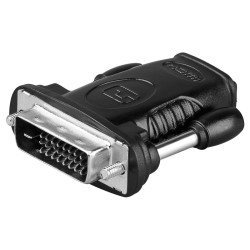 Goobay Αντάπτορας Hdmi Σε Dvi-D Dual-Link 24+1 Pin 68482, Μαύρο
