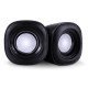 Powertech Ηχεία Essential Sound Pt-844, 2X 3W, 3.5Mm, Μαύρα