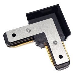 Liper Προέκταση Ράγας Lptrl-Sc, Γωνιακή 90°, Μαύρη