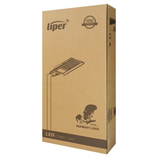 Liper Led Προβολέας Στύλου Lpstl-100C01 100W, 6500K, Ip66, 220V, Γκρι