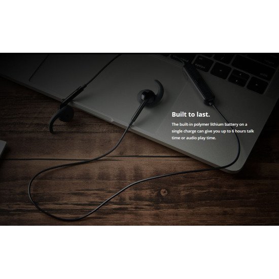 Rockrose Bluetooth Earphones Parkour Ee, Bt 5.0, 60Mah, Μαύρα