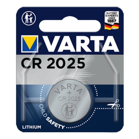 Varta Μπαταρία Λιθίου Cr2025, 3V, 1Τμχ