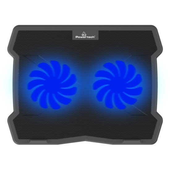 Powertech Βάση & Ψύξη Laptop Pt-930, Έως 15.6", 2X 125Mm Fan, Led, Μαύρο Powertech Βάση & Ψύξη Laptop Pt-930, Έως 15.6", 2X 125Mm Fan, Led, Μαύρο