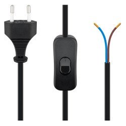 Goobay Καλώδιο Τροφοδοσίας 51350, 2X0.75Mm², Με Διακόπτη, 1.5M, Μαύρο Goobay Καλώδιο Τροφοδοσίας 51350, 2X0.75Mm², Με Διακόπτη, 1.5M, Μαύρο