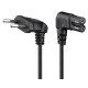 Goobay Καλώδιο Τροφοδοσίας Euro 97346, Γωνιακό, 2X0.75 Mm², 1M, Μαύρο Goobay Καλώδιο Τροφοδοσίας Euro 97346, Γωνιακό, 2X0.75 Mm², 1M, Μαύρο
