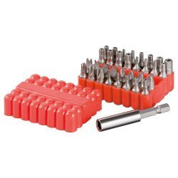 Fixpoint Σετ Μύτες Κατσαβιδιού 77044, 33Τμχ Fixpoint Σετ Μύτες Κατσαβιδιού 77044, 33Τμχ