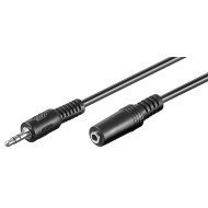 Goobay Προέκταση Καλωδίου Ήχου 3.5Mm 50432, 3 Pin, 3M, Μαύρο