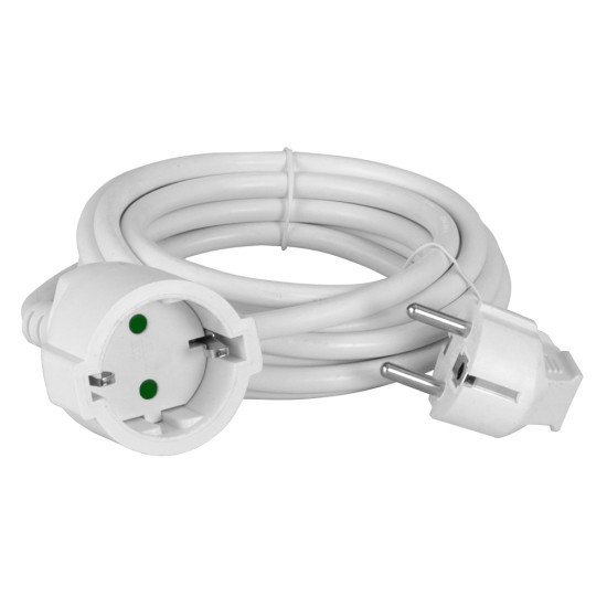 Powertech Μπαλαντέζα Ρεύματος Pt-889, 1X Schuko, 16A, 5M, Λευκή Powertech Μπαλαντέζα Ρεύματος Pt-889, 1X Schuko, 16A, 5M, Λευκή