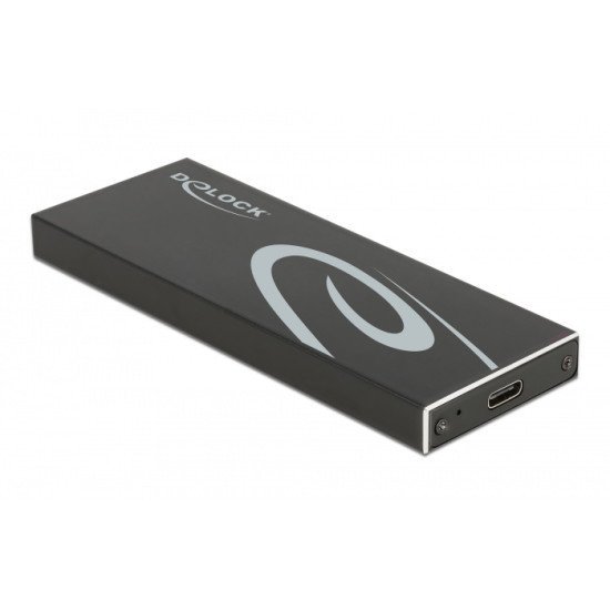 Delock Θήκη Για Μ.2 Key B Ssd 42003, Type-C, Usb 3.2, 10Gbps, Μαύρη