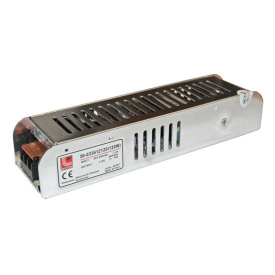 Adeleq Τροφοδοτικό Dc 30-033612120, 240V, 12Vdc, 1.1A, 120W