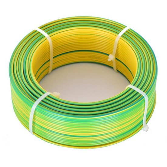 Cablel Καλώδιο H07V-U 4Mm², 450/750V, 100M, Κίτρινο-Πράσινο