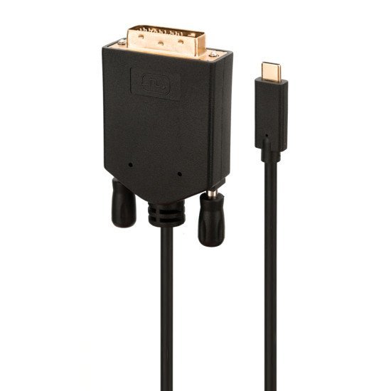 POWERTECH καλώδιο USB Type-C σε DVI CAB-UC050, Full HD, 2m, μαύρο POWERTECH καλώδιο USB Type-C σε DVI CAB-UC050, Full HD, 2m, μαύρο