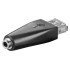 Goobay Αντάπτορας Usb Θηλυκό Σε 3.5Mm Θηλυκό 93982, Μαύρο