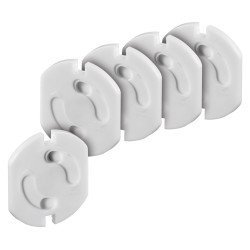 Goobay Προστατευτικά Επαφών Πρίζας 51319, 5Τμχ, Λευκό
