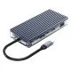 ORICO docking station WB-11P, USB-C, 11-ports, 100W, διάφανο ORICO docking station WB-11P, USB-C, 11-ports, 100W, διάφανο