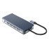 ORICO docking station WB-11P, USB-C, 11-ports, 100W, διάφανο