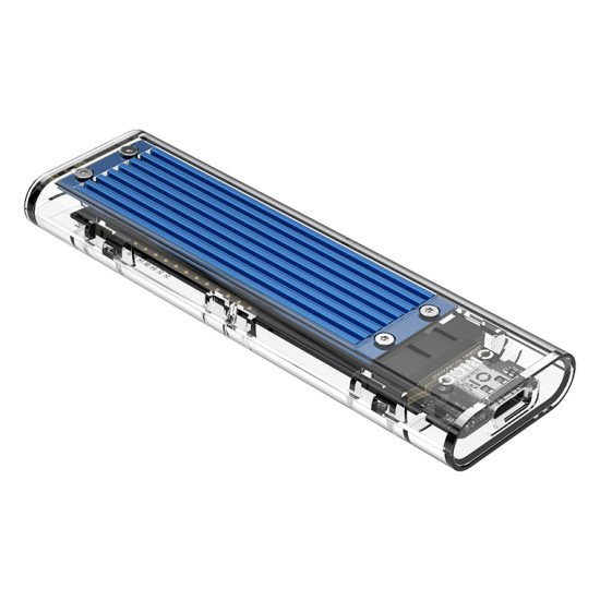 ORICO θήκη για Μ.2 B key SSD TCM2M-C3, USB3.1, 10Gbps, έως 2TB, μπλε