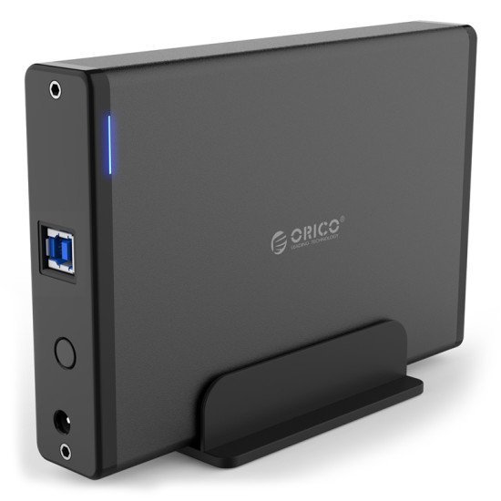 Orico Εξωτερική Θήκη Για 3.5" Hdd 7688U3, Usb3.0, 5Gbps, Έως 12Tb, Μαύρη