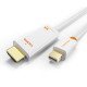Cabletime Καλώδιο Mini Displayport Σε Hdmi Av588, 4K/60Hz, 1.8M, Λευκό Cabletime Καλώδιο Mini Displayport Σε Hdmi Av588, 4K/60Hz, 1.8M, Λευκό