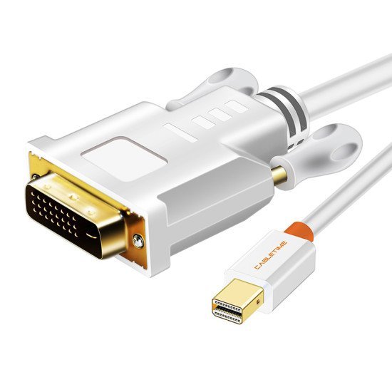 Cabletime Καλώδιο Mini Displayport Σε Dvi Av588, 1080P, 1.8M, Λευκό Cabletime Καλώδιο Mini Displayport Σε Dvi Av588, 1080P, 1.8M, Λευκό